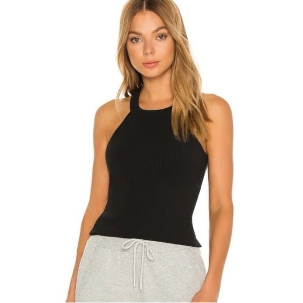Alo Yoga Ribbed Insight Tank - Black - Size S